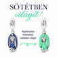 Világító Őrangyal Charm