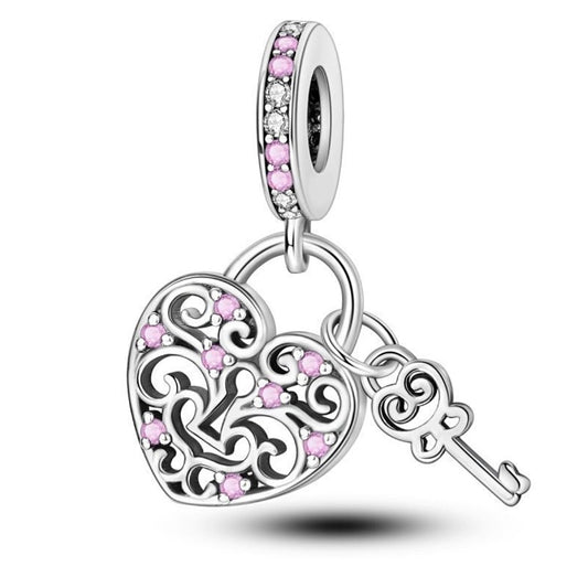 "Key to My Heart" Charm